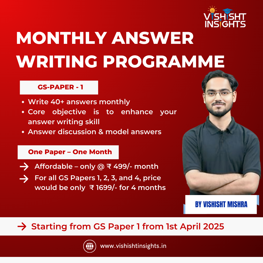 Monthly Answer Writing Programme image